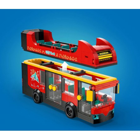 LEGO City 60407 Toeristische rode dubbeldekker