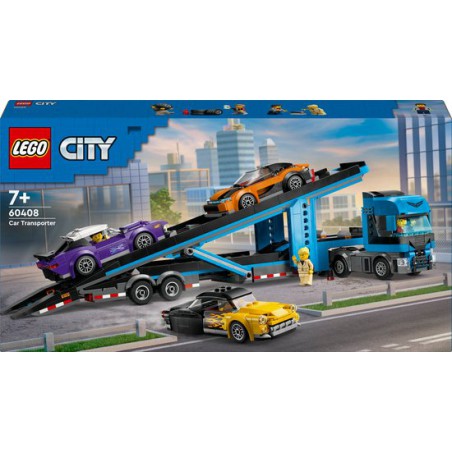 LEGO City 60408 Transportvoertuig met sportauto's