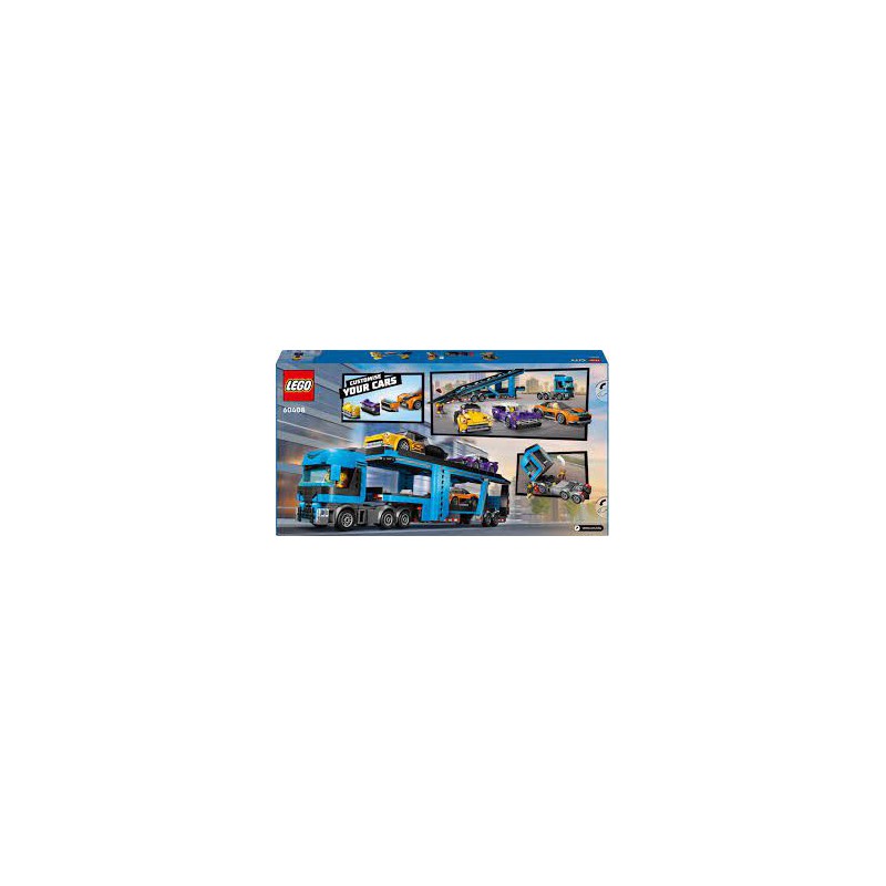 LEGO City 60408 Transportvoertuig met sportauto's