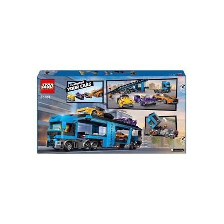 LEGO City 60408 Transportvoertuig met sportauto's