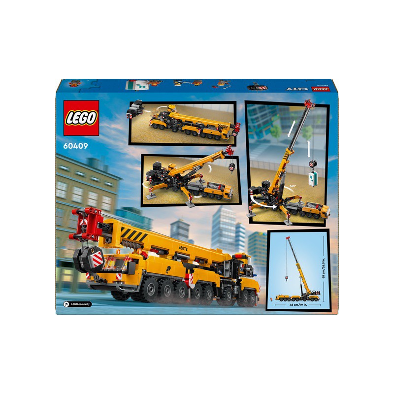 LEGO City 60409 Gele mobiele bouwkraan