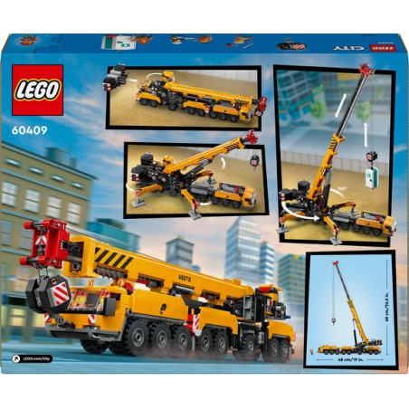 LEGO City 60409 Gele mobiele bouwkraan