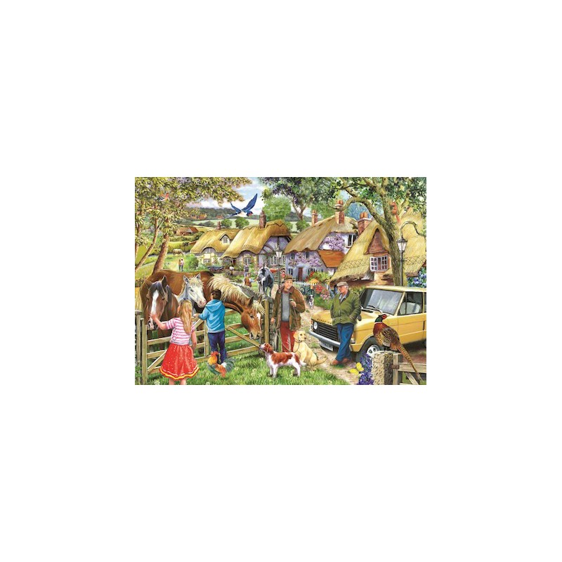 Horses & Hounds, House of Puzzels 500 XL stukjes