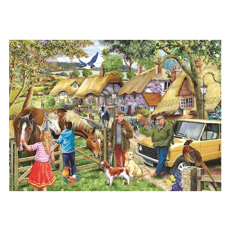 Horses & Hounds, House of Puzzels 500 XL stukjes