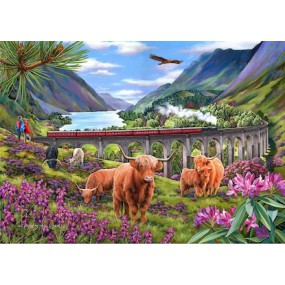 Glenfinnan Ladies, House of Puzzels 500 XL stukjes