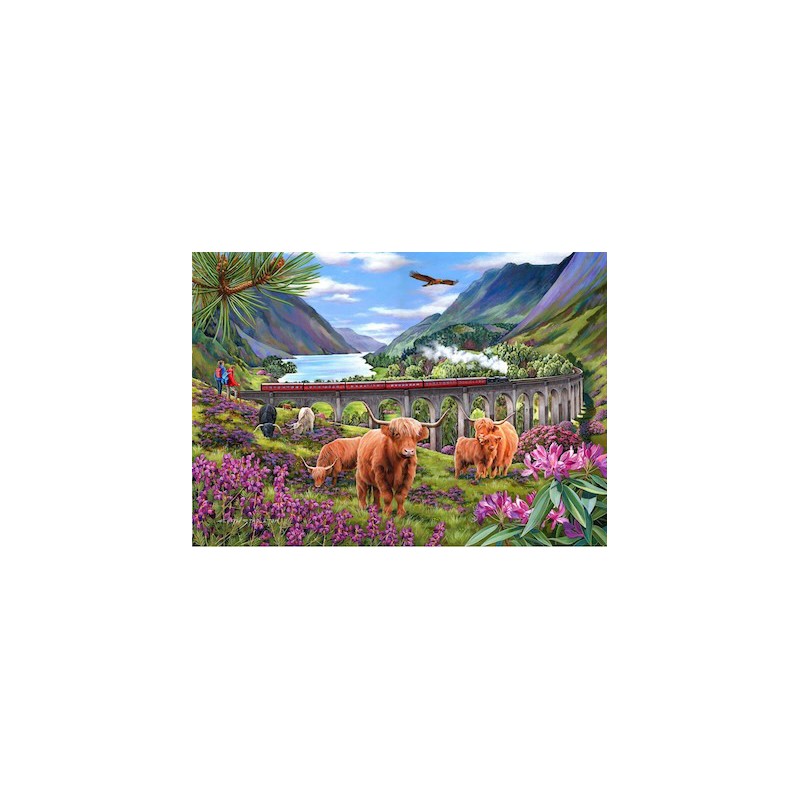 Glenfinnan Ladies, House of Puzzels 500 XL stukjes