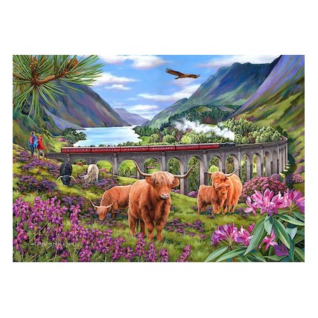 Glenfinnan Ladies, House of Puzzels 500 XL stukjes