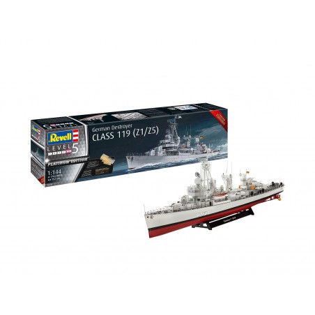 Torpedobootjager Klasse 119 (Z1/Z5) "Platinum Edition" 1:144, Revell