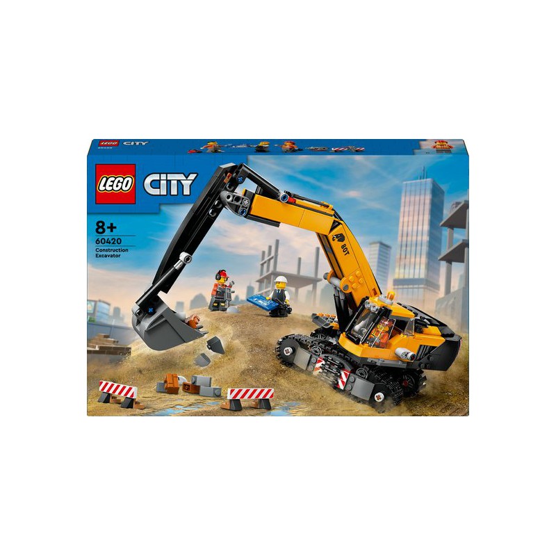 LEGO City 60420 Gele graafmachine