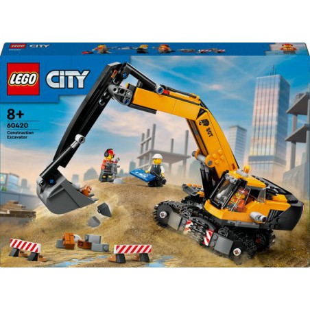 LEGO City 60420 Gele graafmachine