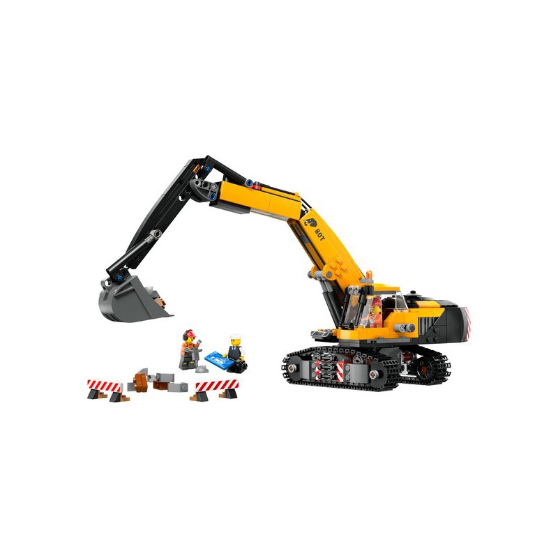 LEGO City 60420 Gele graafmachine