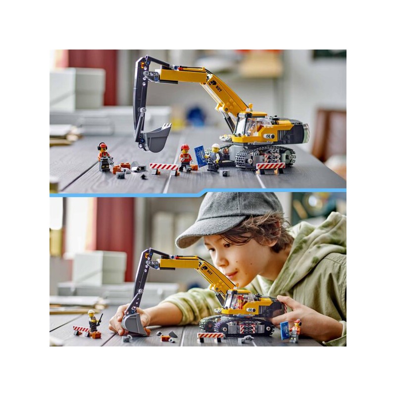 LEGO City 60420 Gele graafmachine