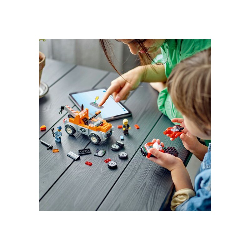 LEGO City 60435 Sleepauto en sportautoreparatie