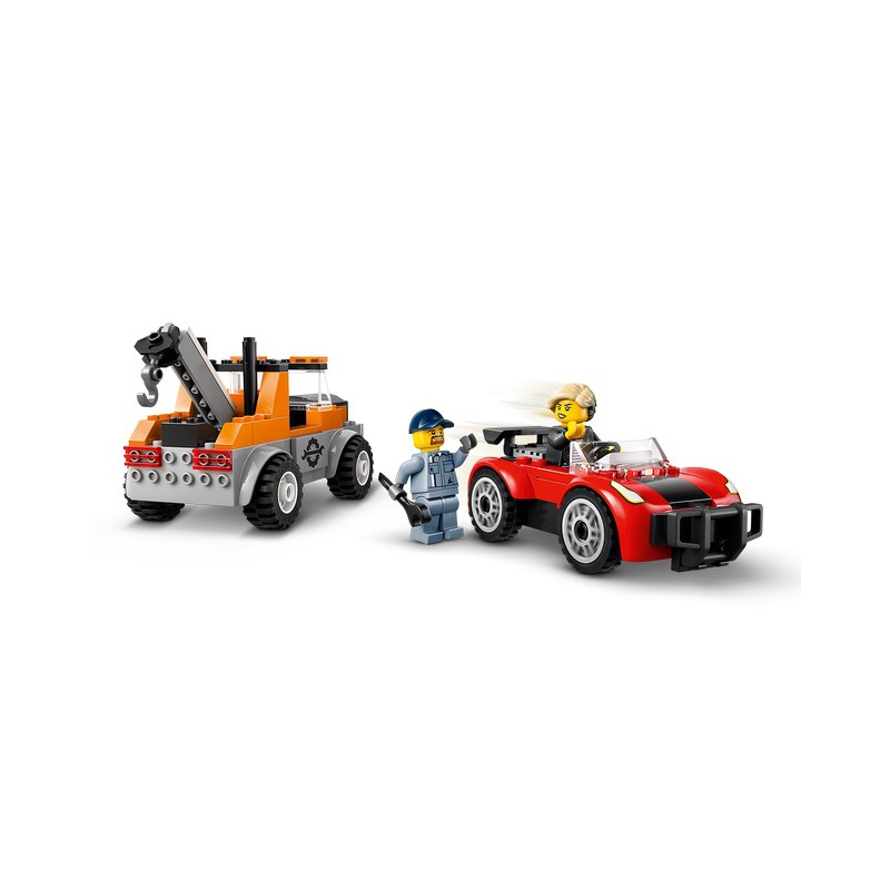 LEGO City 60435 Sleepauto en sportautoreparatie