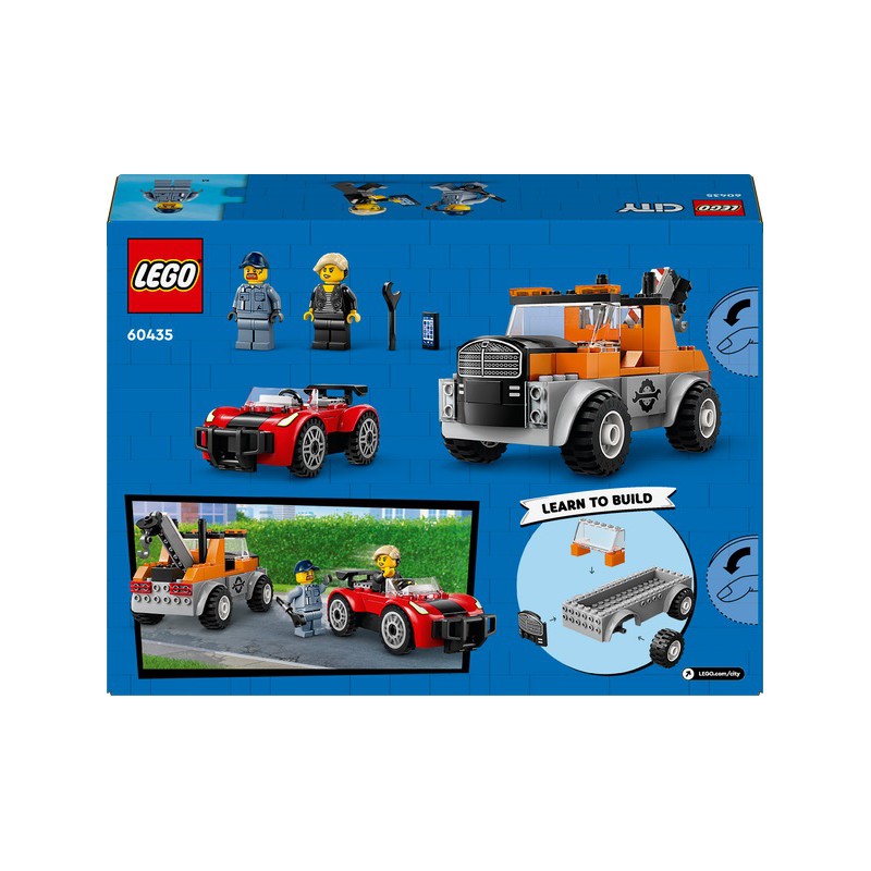LEGO City 60435 Sleepauto en sportautoreparatie