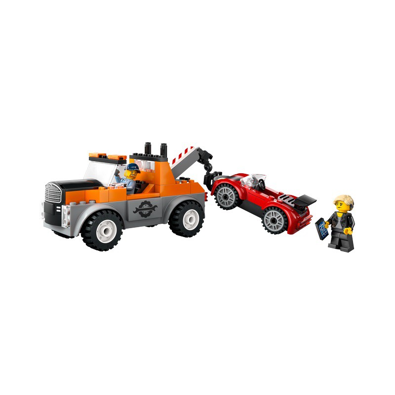 LEGO City 60435 Sleepauto en sportautoreparatie