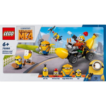 Lego - Minions 75580 Minions en bananenauto