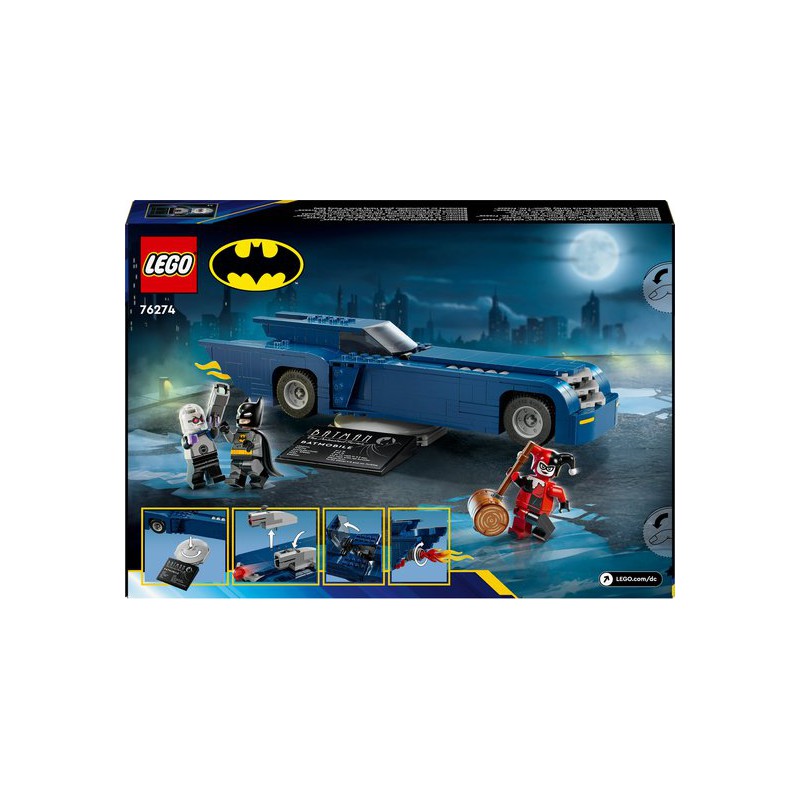 LEGO DC Batman - 76274 Batman met de Batmobile vs. Harley Quinn en Mr. Freeze