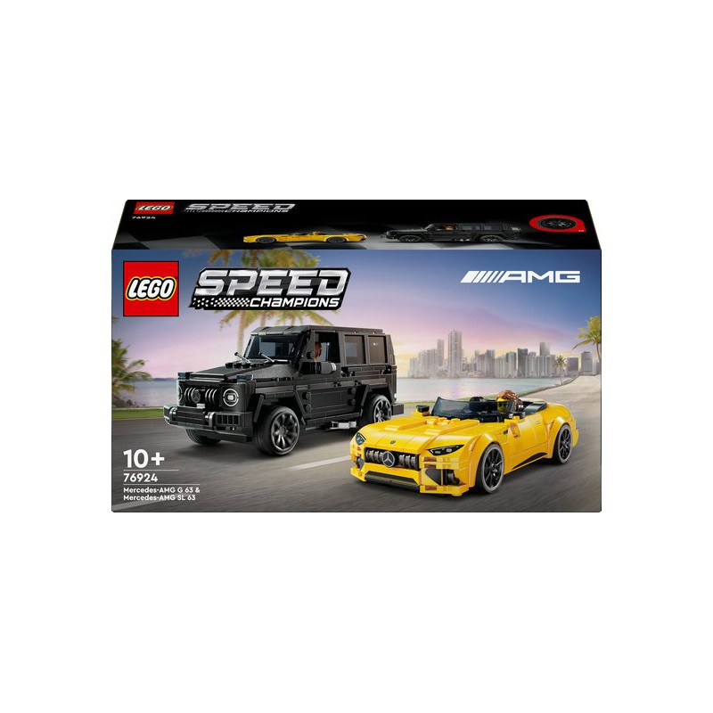 LEGO Speed Champions - 76924 Mercedes-AMG G 63 en Mercedes-AMG SL 63