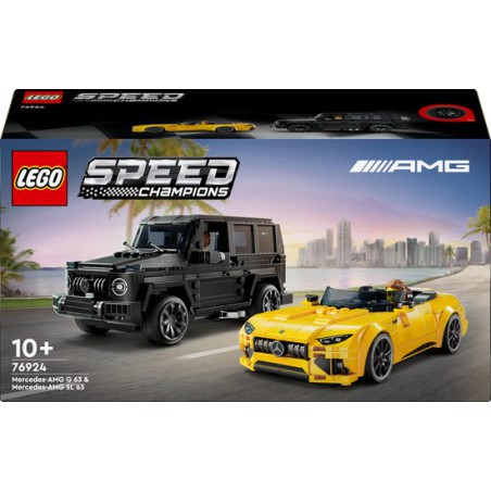 LEGO Speed Champions - 76924 Mercedes-AMG G 63 en Mercedes-AMG SL 63