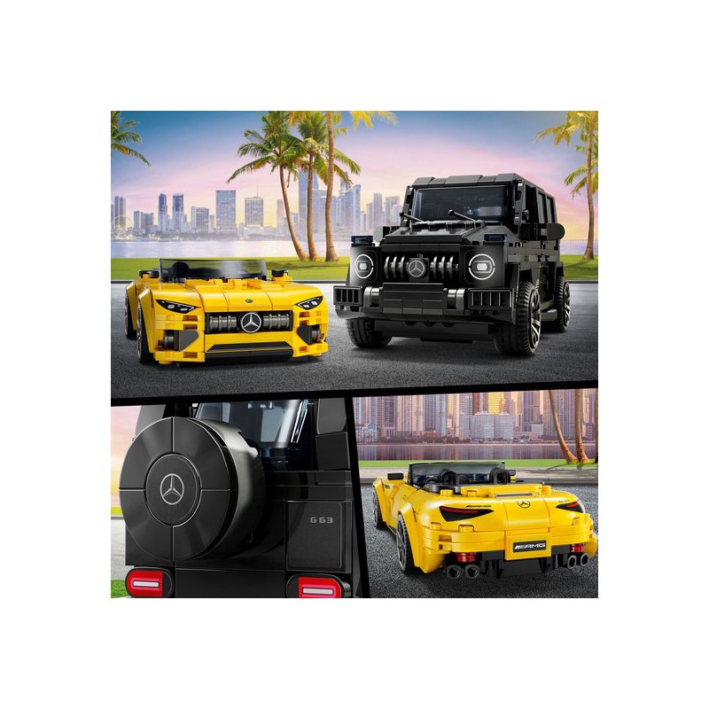 LEGO Speed Champions - 76924 Mercedes-AMG G 63 en Mercedes-AMG SL 63