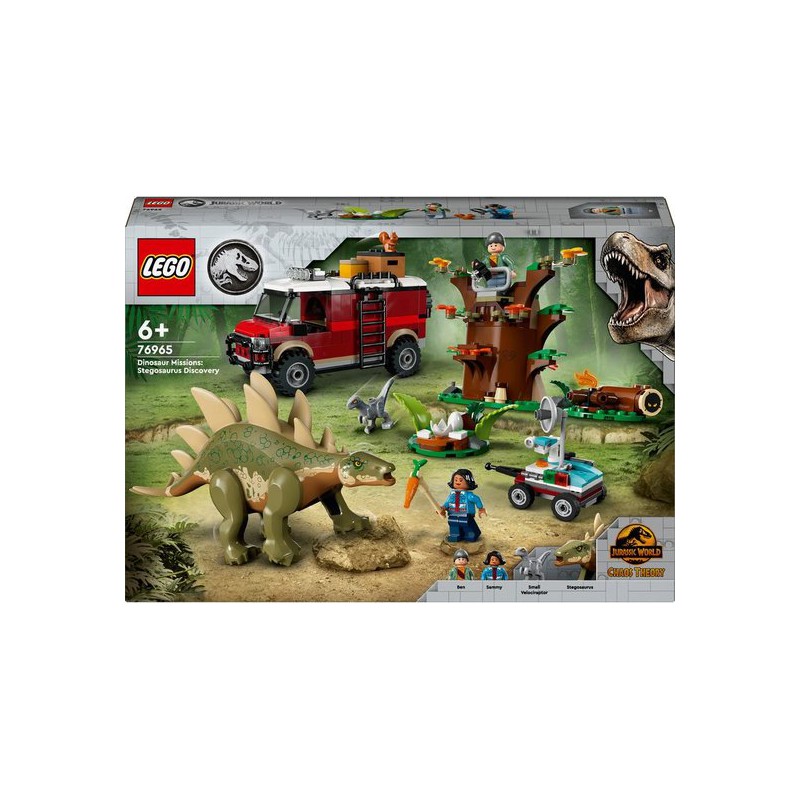 LEGO JURASSIC WORLD -  Dinosaurusmissies: Stegosaurus ontdekking 76965