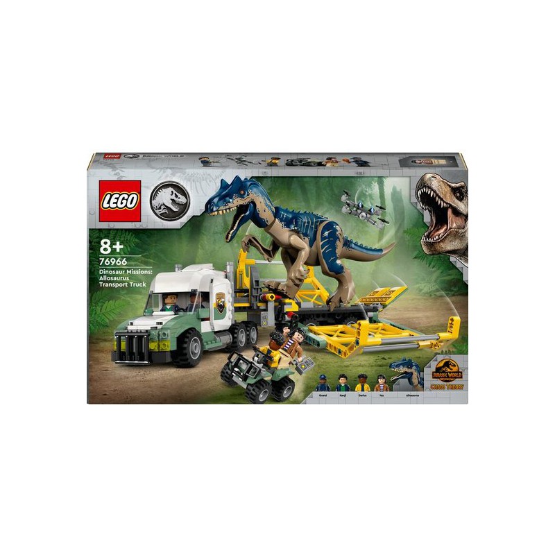 LEGO JURASSIC WORLD -  Dinosaurusmissies: Allosaurus transporttruck 76966