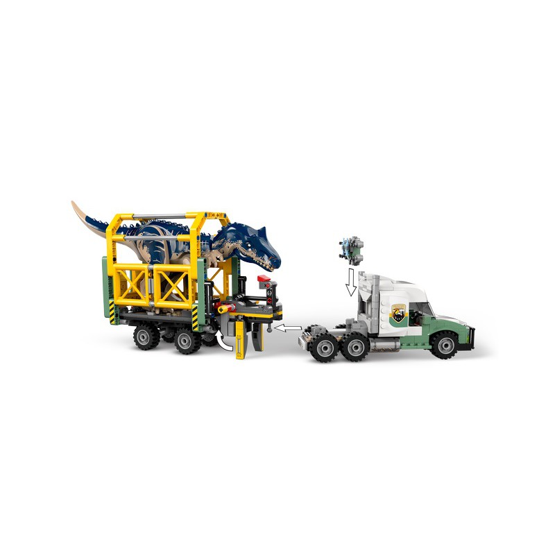 LEGO JURASSIC WORLD -  Dinosaurusmissies: Allosaurus transporttruck 76966