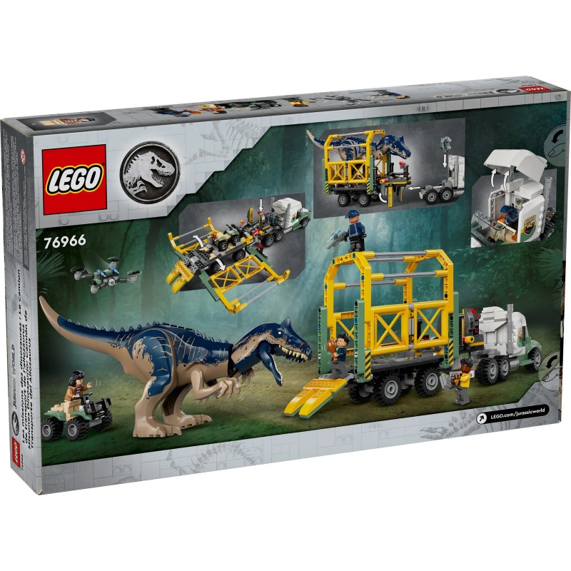 LEGO JURASSIC WORLD -  Dinosaurusmissies: Allosaurus transporttruck 76966