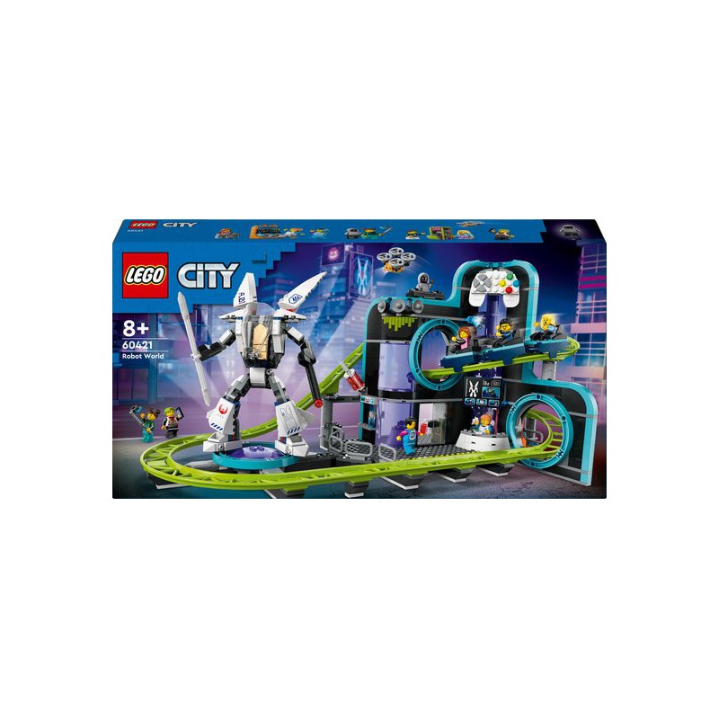 LEGO City 60421 Achtbaan in de robotwereld
