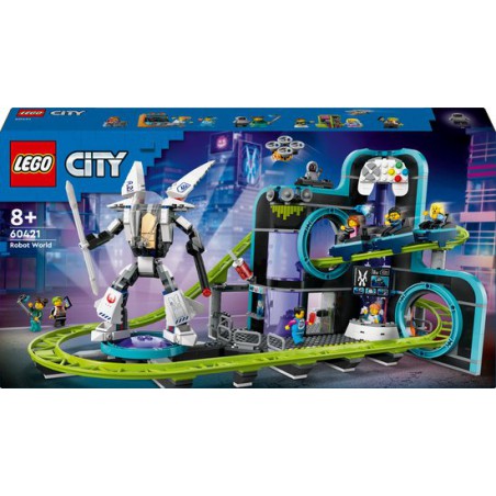 LEGO City 60421 Achtbaan in de robotwereld