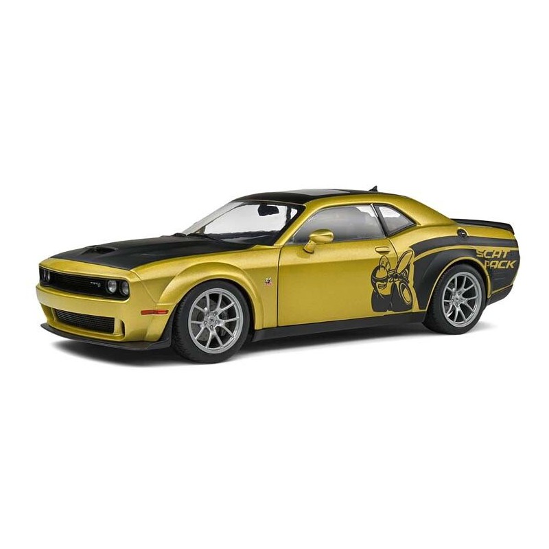 Dodge Challenger RT Hellcat (Goud/Zwart) - 1:18 - Solido