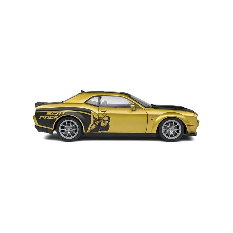 Dodge Challenger RT Hellcat (Goud/Zwart) - 1:18 - Solido