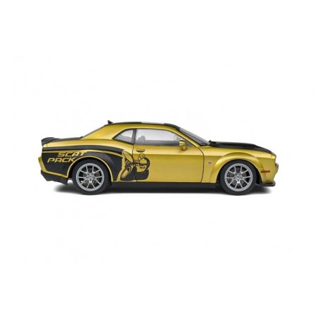 Dodge Challenger RT Hellcat (Goud/Zwart) - 1:18 - Solido