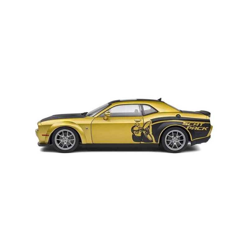 Dodge Challenger RT Hellcat (Goud/Zwart) - 1:18 - Solido