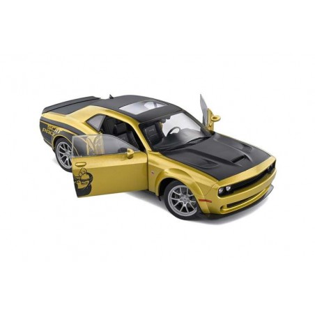 Dodge Challenger RT Hellcat (Goud/Zwart) - 1:18 - Solido