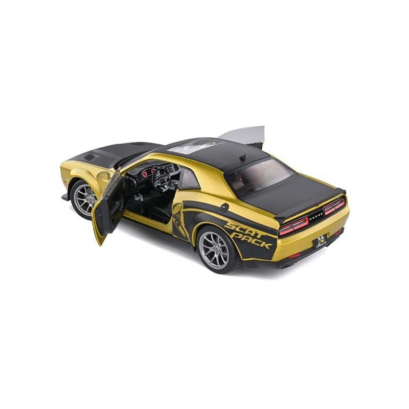 Dodge Challenger RT Hellcat (Goud/Zwart) - 1:18 - Solido