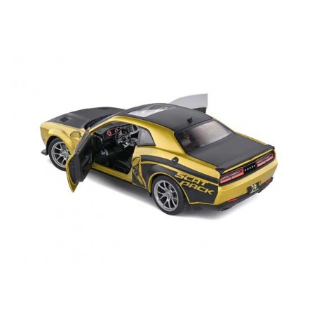 Dodge Challenger RT Hellcat (Goud/Zwart) - 1:18 - Solido