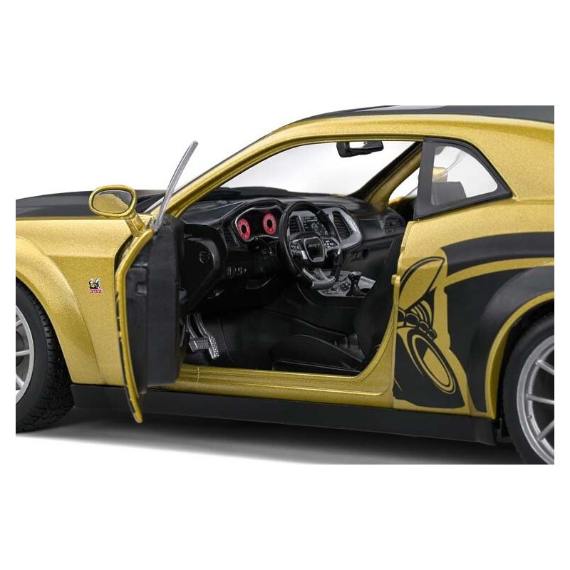 Dodge Challenger RT Hellcat (Goud/Zwart) - 1:18 - Solido