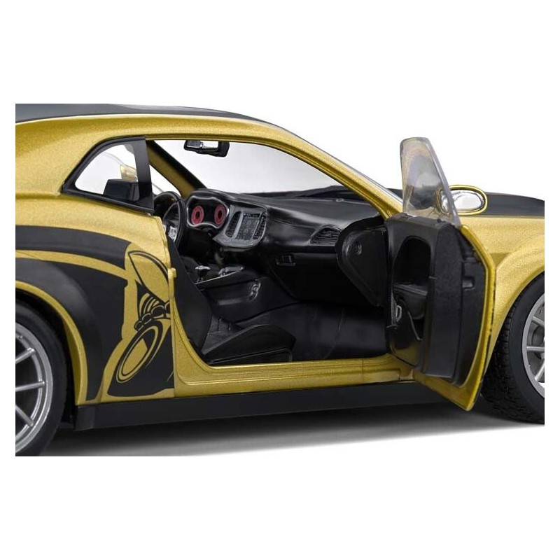 Dodge Challenger RT Hellcat (Goud/Zwart) - 1:18 - Solido