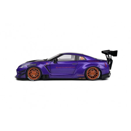 Nissan GT-R R35 W/ Liberty (Paars) - 1:18 - Solido