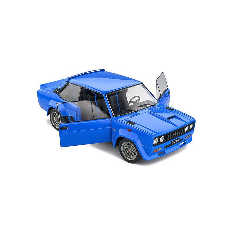 Fiat 131 Abarth '80 (Blauw) - 1:18 - Solido