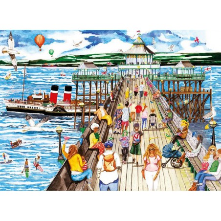 Clevedon Pier, (1000) Gibsons puzzel