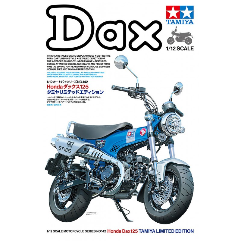 Honda DAX Motorbike 1:12, Tamiya