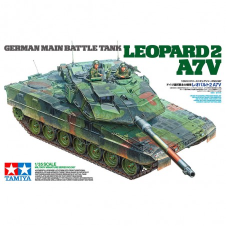 Leopard 2 A7V battle tank 1:35, Tamiya