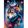 Magical Wolf Portrait, Enjoy Puzzle 1000stukjes Afm. 48x68cm Magical Wolf Portrait, Enjoy Puzzle 1000stukjes Afm. 48x68cm