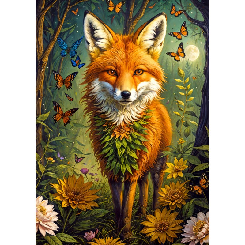 Enchanted Fox, Enjoy Puzzle 1000stukjes  Afm. 48x68cm