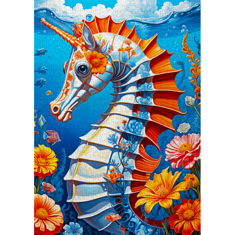 Sea Horse, Enjoy Puzzle 1000stukjes  Afm. 48x68cm