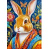 Cool Rabbit, Enjoy Puzzle 1000stukjes Afm. 48x68cm Cool Rabbit, Enjoy Puzzle 1000stukjes Afm. 48x68cm