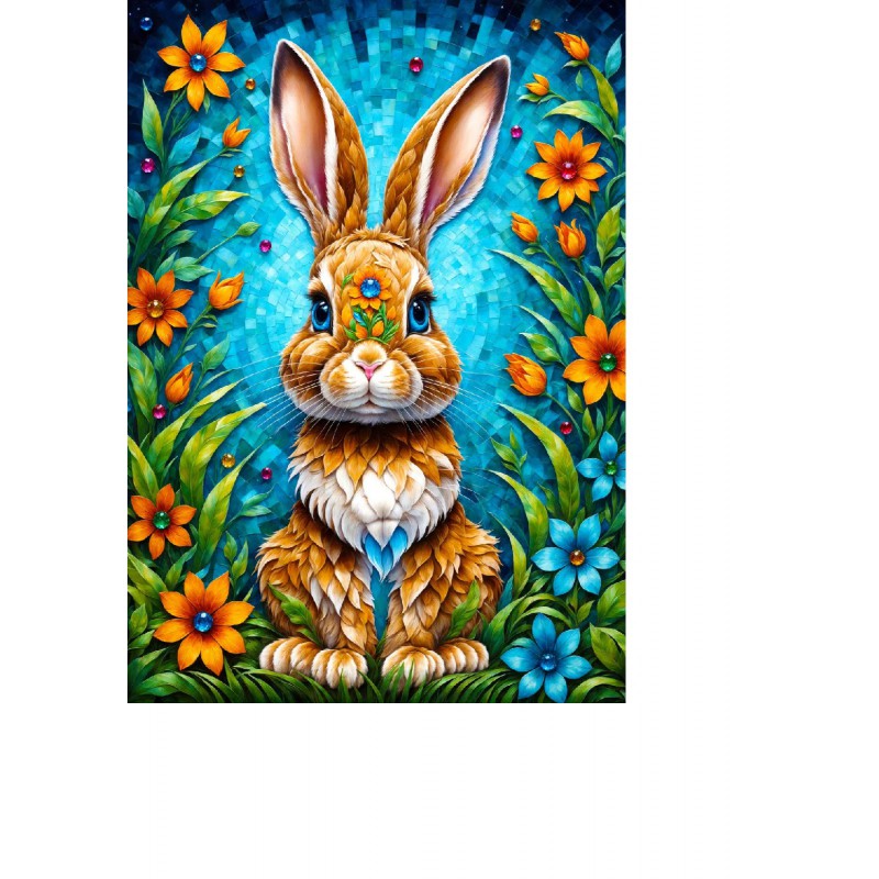 Garden Bunny, Enjoy Puzzle 1000stukjes  Afm. 48x68cm